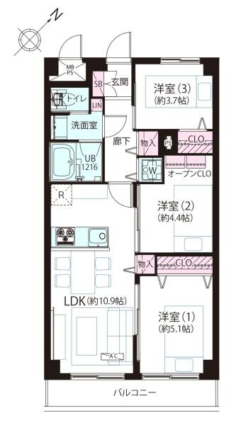 ライオンズマンション吉野町第６