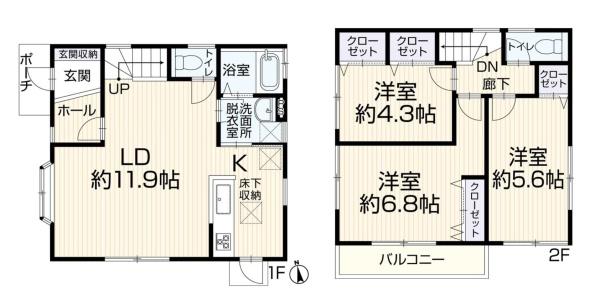 横浜市戸塚区汲沢６丁目の中古一戸建