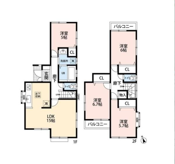 川崎市高津区子母口の中古一戸建て