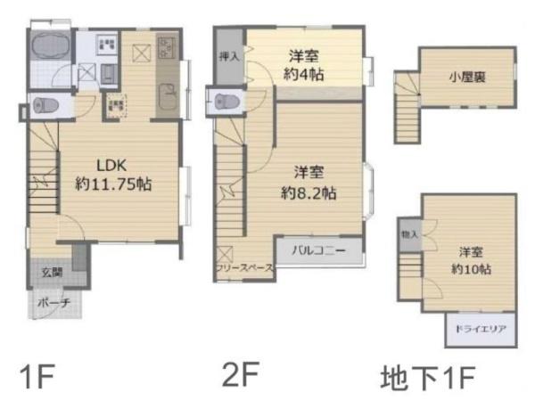 横浜市港北区篠原町の中古一戸建