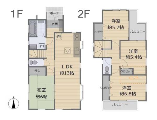 横浜市南区唐沢の中古一戸建