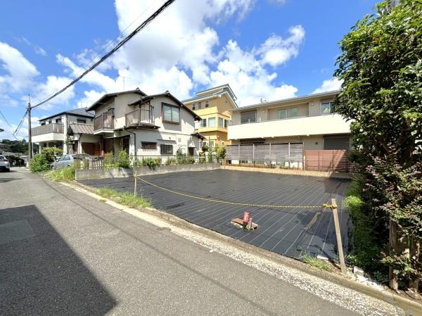 横浜市中区豆口台の土地(前面道路含む現地写真)