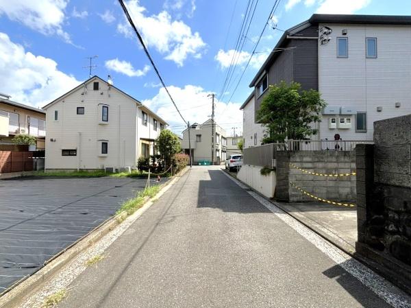 横浜市中区豆口台の土地(前面道路含む現地写真)
