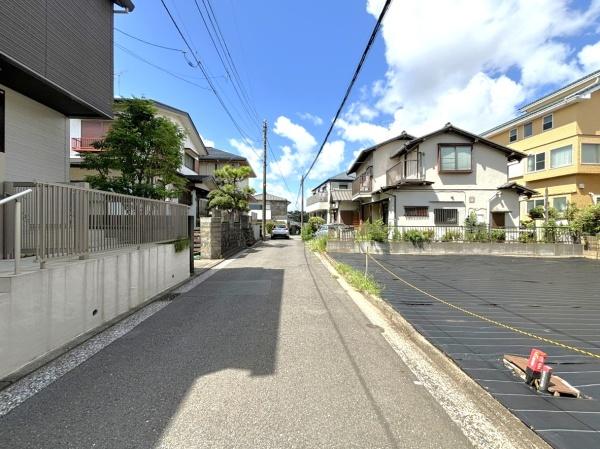 横浜市中区豆口台の土地(前面道路含む現地写真)