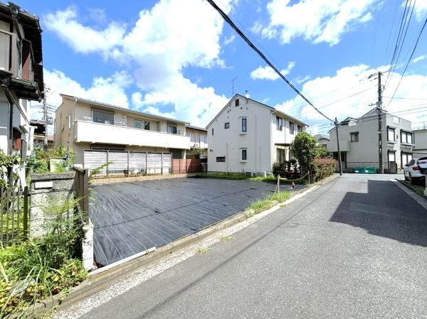 横浜市中区豆口台の土地(前面道路含む現地写真)