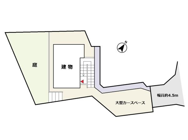 横浜市中区本牧大里町の新築一戸建(区画図)