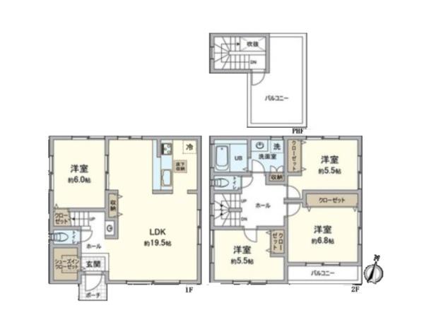 横浜市栄区鍛冶ケ谷１丁目の新築一戸建