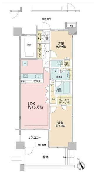 横濱山手テラス壱番館(間取り)