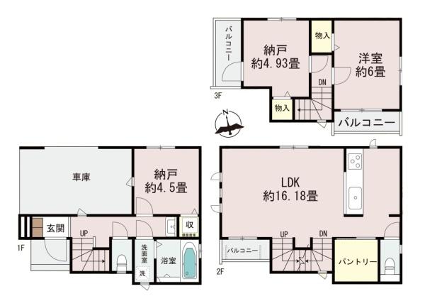 横浜市西区東久保町の新築一戸建