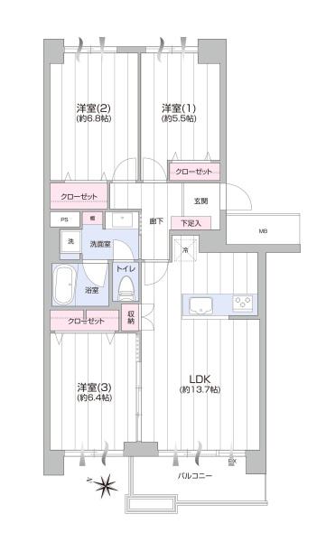 若葉台団地２・１７号棟