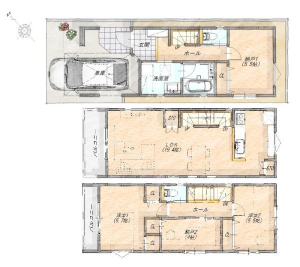 横浜市南区共進町2丁目の新築一戸建