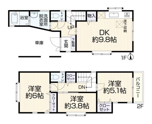 横浜市港北区新吉田東1丁目の中古一戸建