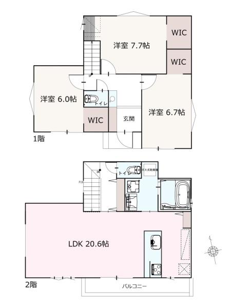 川崎市麻生区千代ケ丘６丁目の新築一戸建