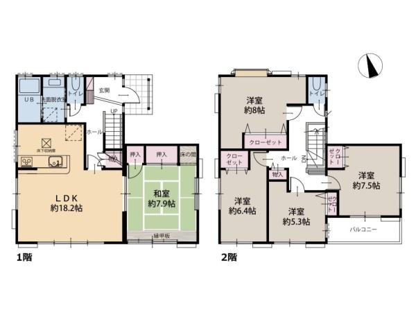 横浜市港南区下永谷２丁目の中古一戸建