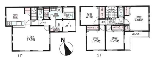 座間市南栗原３丁目の新築一戸建