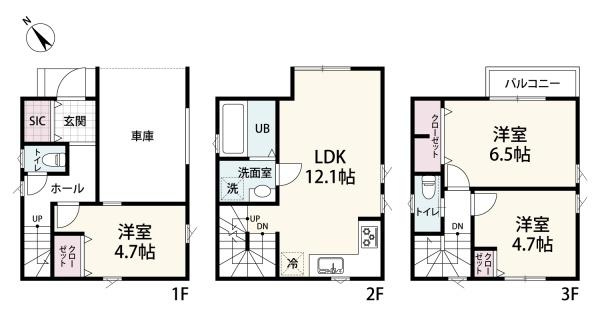 川崎市幸区小向町の新築一戸建