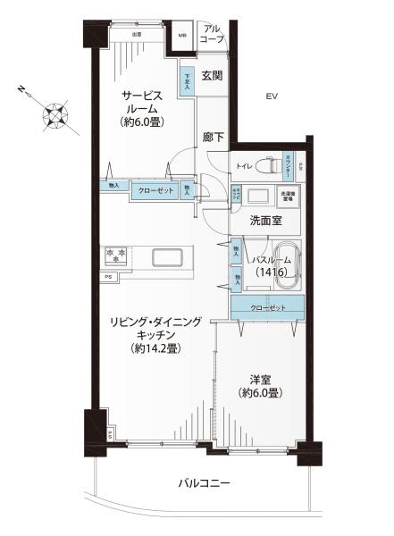 クレッセント等々力緑地2
