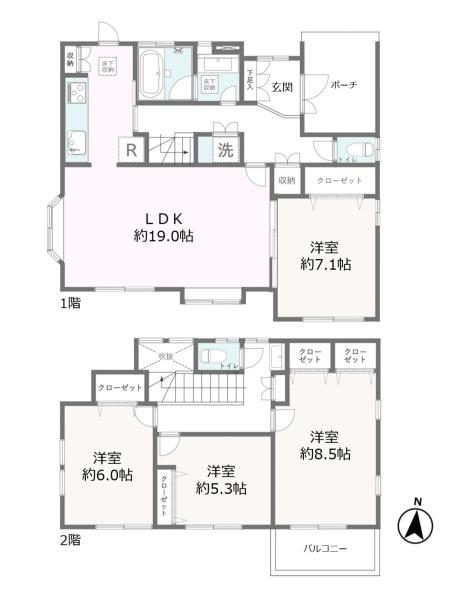 横浜市青葉区美しが丘西２丁目の中古一戸建
