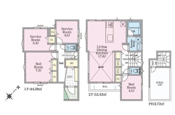 藤沢市城南５丁目の新築一戸建