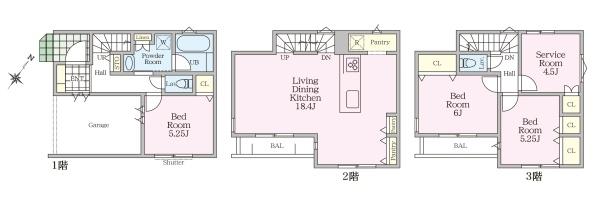 横浜市戸塚区戸塚町の新築一戸建