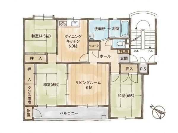 三ツ池ハイツC棟