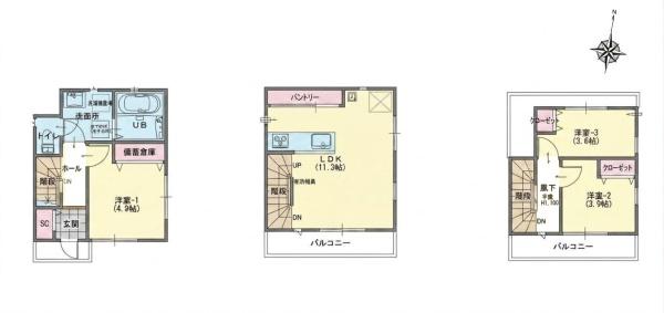 川崎市幸区小倉３丁目の新築一戸建