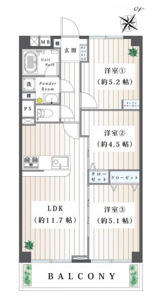 三ツ沢ハイタウン1号棟
