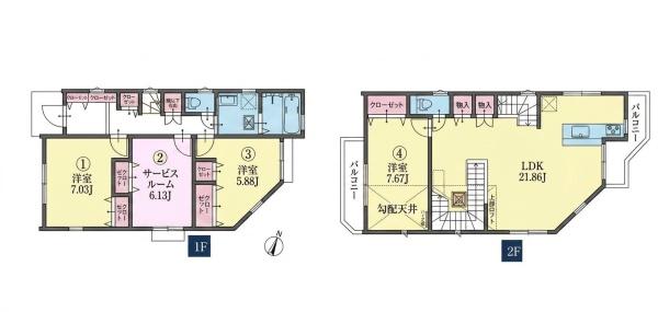 横浜市港北区篠原東２丁目の新築一戸建