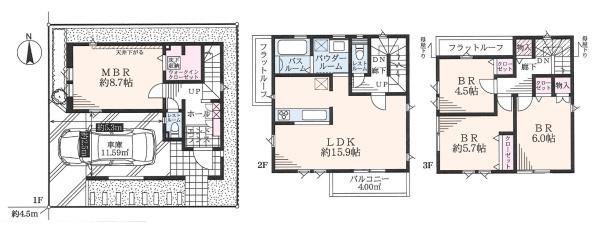 川崎市宮前区平5丁目の新築一戸建