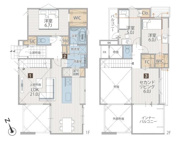 横浜市旭区中沢３丁目の新築一戸建