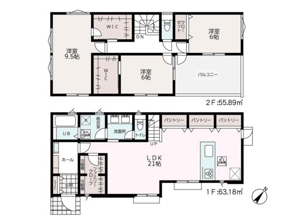 海老名市上今泉５丁目の新築一戸建