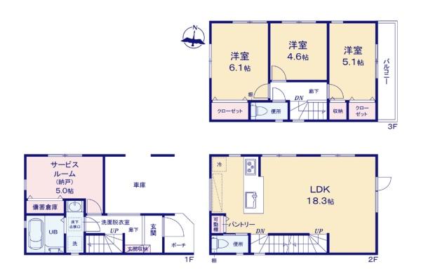 横浜市金沢区富岡東1丁目の新築一戸建