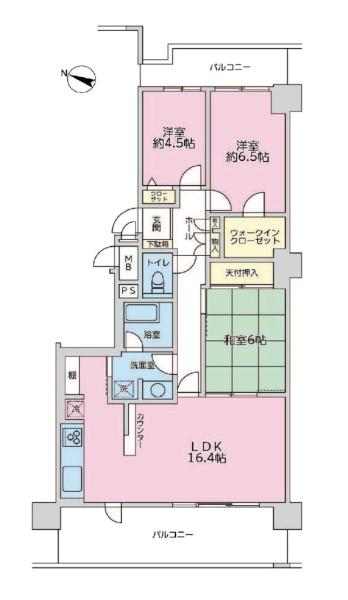 リジェンヌ京町２号棟