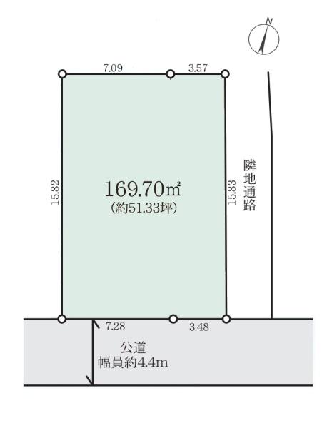 横浜市青葉区市ケ尾町の売土地