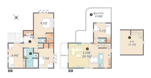 横浜市青葉区市ケ尾町の新築一戸建