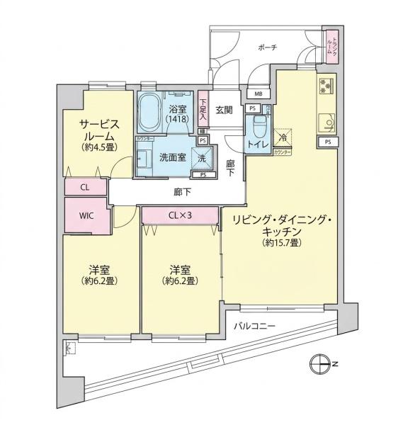 ヴェルビュ鷺沼パークサイド