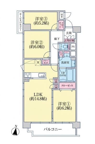 コスモ武蔵新城グレイスコート