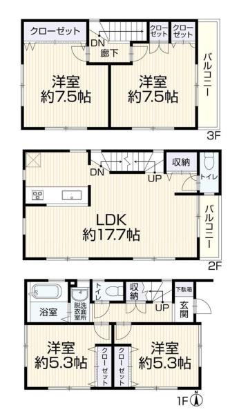 横浜市鶴見区駒岡1丁目の中古一戸建