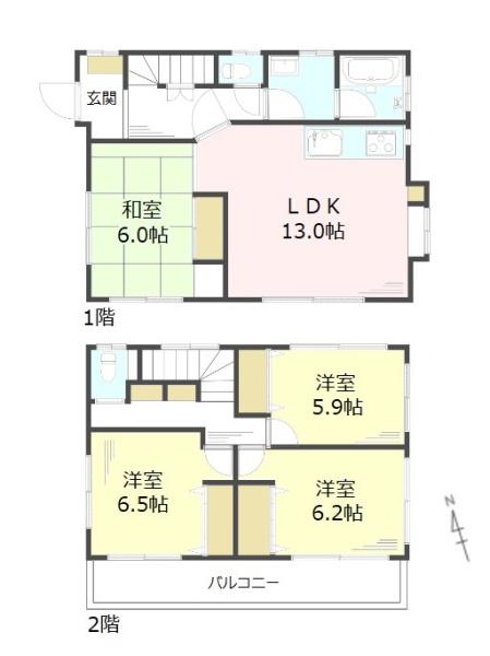 横浜市鶴見区下末吉６丁目の中古一戸建