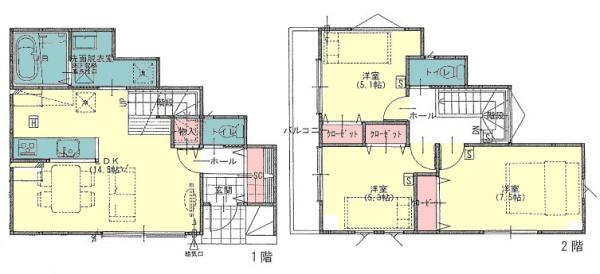 横浜市磯子区滝頭１丁目の新築一戸建