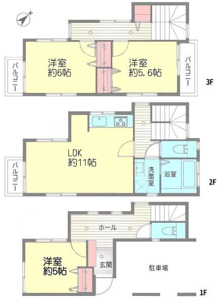 横浜市栄区笠間１丁目の中古一戸建て