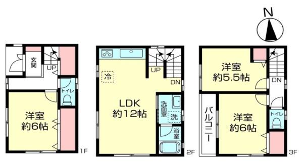 横浜市鶴見区東寺尾３丁目の中古一戸建