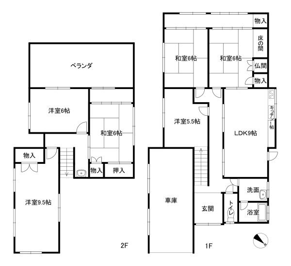 生駒郡斑鳩町龍田西８丁目の中古一戸建