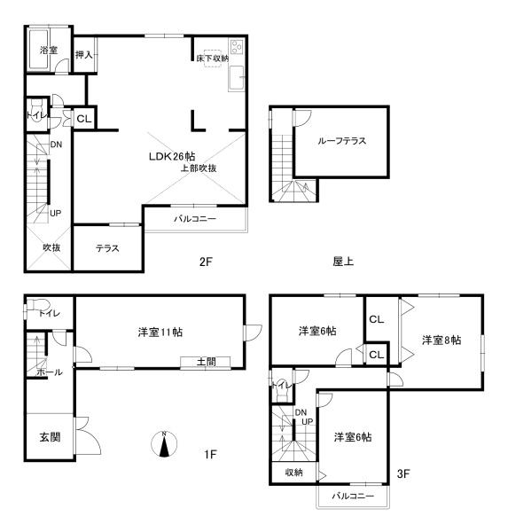 北葛城郡河合町彩りの杜の中古一戸建