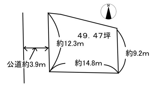 生駒郡斑鳩町神南３丁目の土地