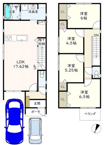 北葛城郡王寺町久度３丁目の新築一戸建