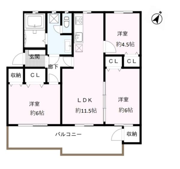 ガーデン山団地４号棟【#角住戸#日当たり・眺望◎】