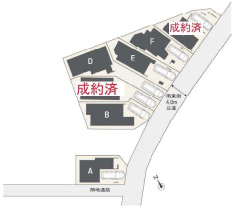 【F号棟】＃南道路面す＃日当たり◎＃WIC＃ビルトイン車庫