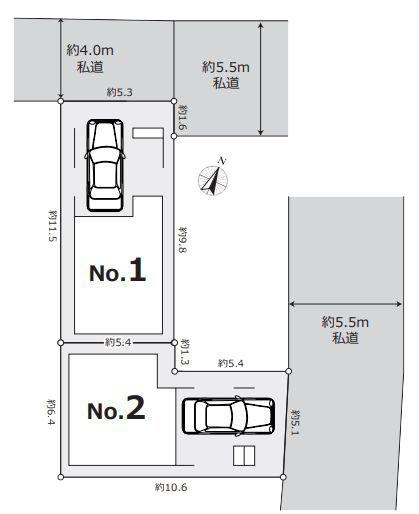 【2号棟】中区新築戸建ビルトイン車庫