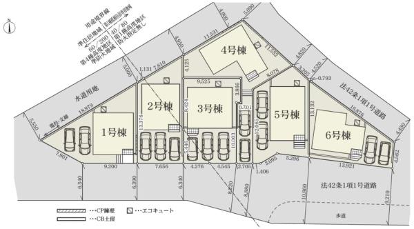 【1号棟】神奈川区新築戸建南西角地オール電化